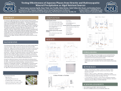 Testing Effectiveness of Aqueous Phases from Struvite and