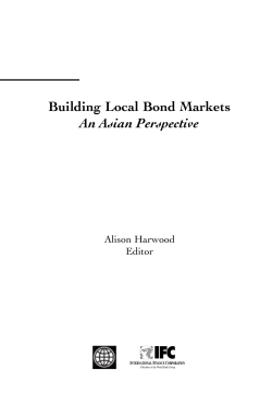 Building Local Bond Markets An Asian Perspective