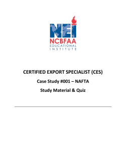 certified export specialist (ces)