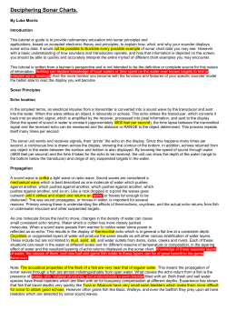 Deciphering Sonar Charts.