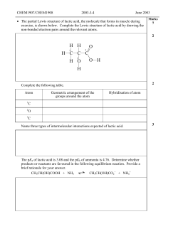 H C H H C H O H C O O H