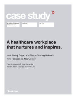 A healthcare workplace that nurtures and inspires.