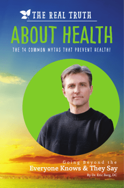 Booklet The REAL Truth About Health