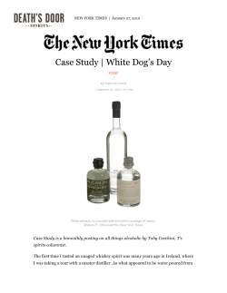 Case Study | White Dog`s Day