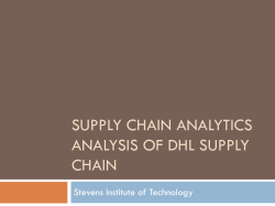 DHL Supply Chain for educator UPDATED