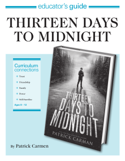 ThirTeen DayS To MiDnighT