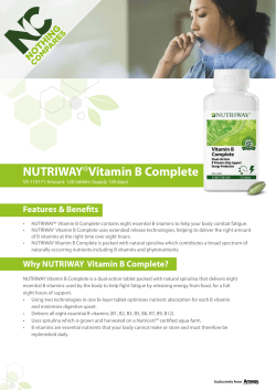 NUTRIWAY®Vitamin B Complete
