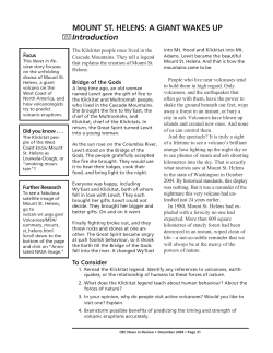 Mount St. Helens: A Giant Wakes Up