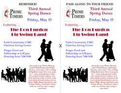 The Ron Purdon Big Swing Band The Ron Purdon Big Swing Band