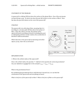 1L20-001 Spacecraft orbiting Mars