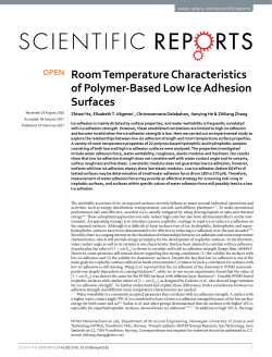 Room Temperature Characteristics of Polymer-Based