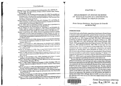 Measurement of species richness of vascular plants in a neotropical