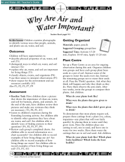 Think about air, water, and soil.