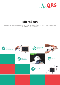 Brochure MicroScan - QRS International