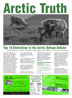 An Arctic Refuge Fact Sheet
