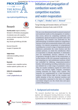 Initiation and propagation of combustion waves with competitive