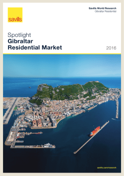 Gibraltar Residential Market