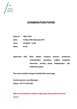 examination paper
