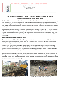 THE CONSTRUCTION OF DADREG ECD