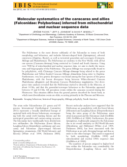 Fuchs et al 2012 pdf - Global Raptor Information Network