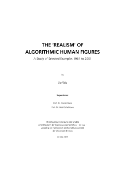 THE `REALISM` OF ALGORITHMIC HUMAN FIGURES
