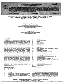Experimental Investigation on Impingement Heat Transfer From Rib