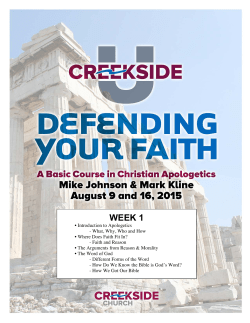 Handout  - Creekside Church