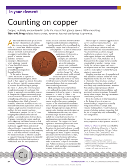 Counting on copper