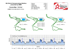 Course Map - 12,5 km WOMEN Mass Start