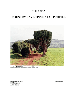COUNTRY ENVIRONMENTAL PROFILE