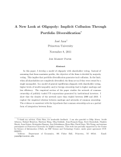 A New Look at Oligopoly: Implicit Collusion