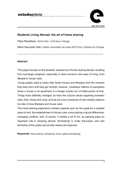 Students Living Abroad: the art of home sharing