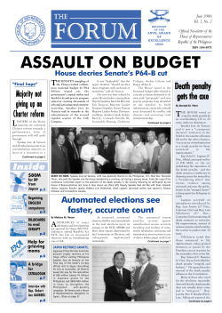 forum may-july 05 - House of Representatives