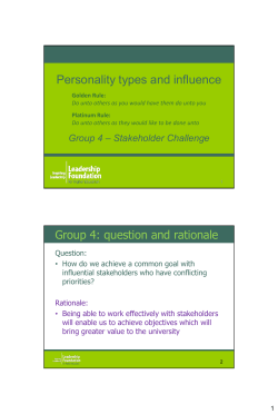 Personality Types and Influence v3