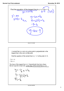 Normal Line Prob.notebook