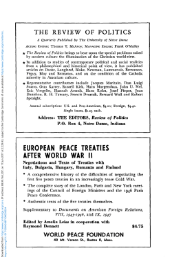 european peace treaties after world war ii