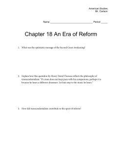 Chapter 18 An Era of Reform - Iowa City Community School District