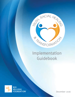 Implementation Guidebook - Black Belt Community Foundation