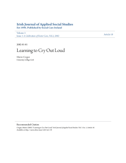 Learning to Cry Out Loud