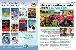 Injury prevention in rugby union: crouch, bind, set!