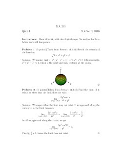 Quiz 4 - Purdue Math
