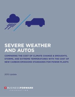 The Cost of Severe Weather on Auto