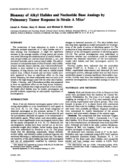 Bioassay of Alkyl Halides and Nucleotide Base
