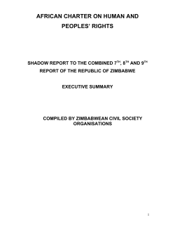 african charter on human and peoples` rights