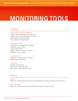 monitoring tools - Fenton Communications