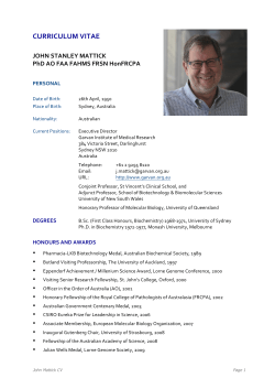 Read John`s full curriculum vitae here