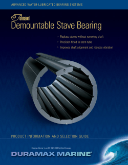Demountable Stave Bearing