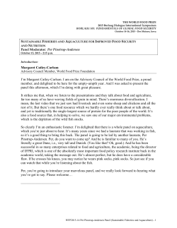 2004 World Food Prize International Symposium