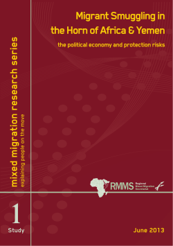 Migrant Smuggling in the Horn of Africa and Yemen