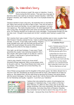 St Valentine - Clondalkin Village Parish